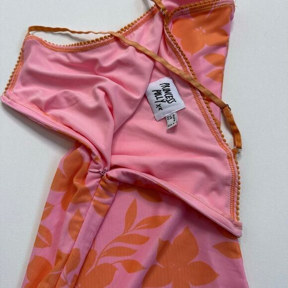 Princess Polly Pink Floral Bodycon Slip Dress - Picture 5 of 7